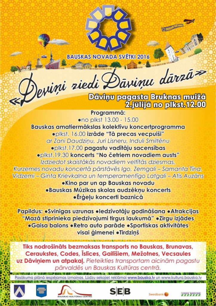 Bauskas novada svētki Bruknā