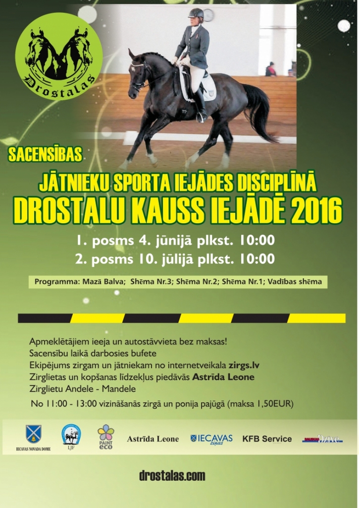 ««Drostalu» kauss iejādē 2016»