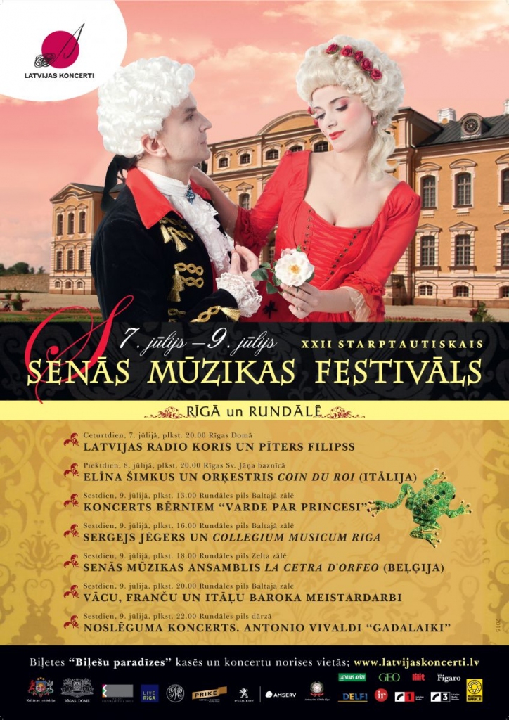 Senās mūzikas festivāls Rundāles pilī