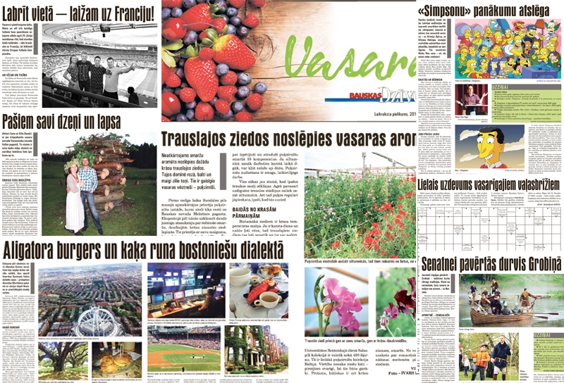 «Bauskas Dzīves» pielikums «Vasara» 