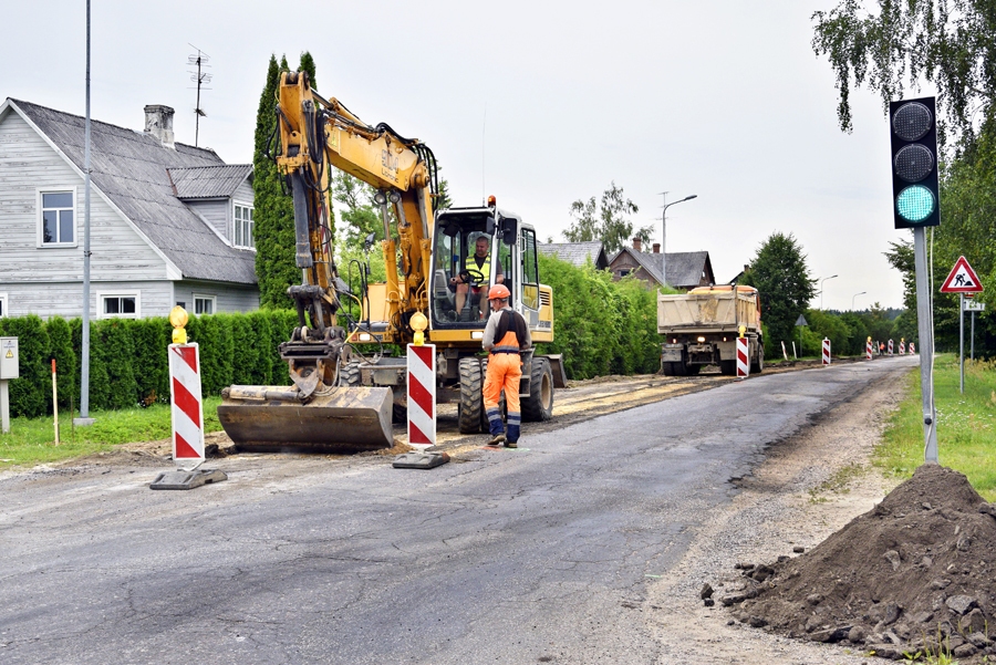Sāk rekonstruēt ceļu Bārbele–Skaistkalne