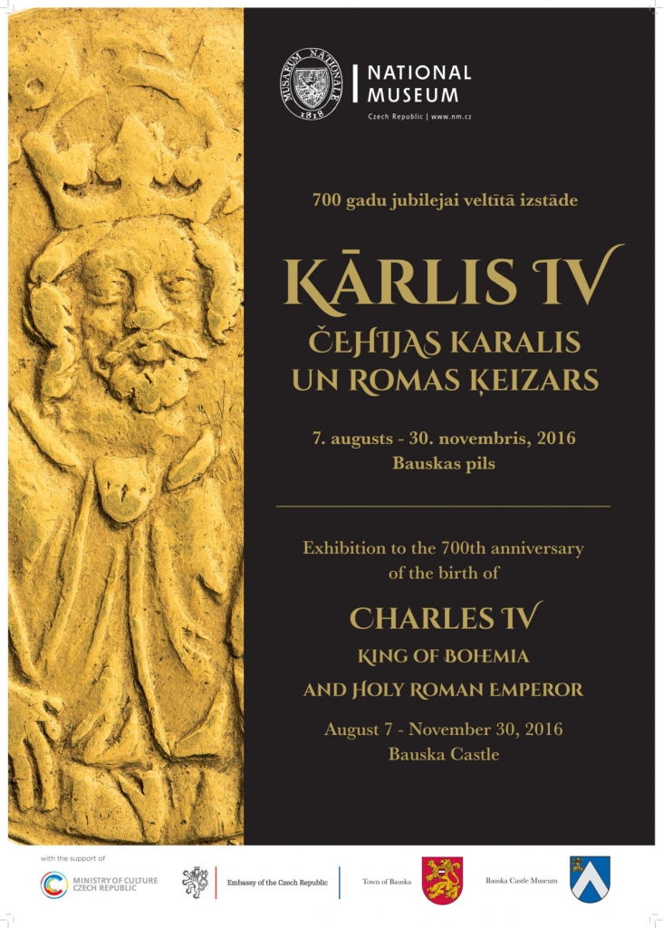 Bauskas pilī izstāde «Kārlis IV – Čehijas karalis un Romas ķeizars»