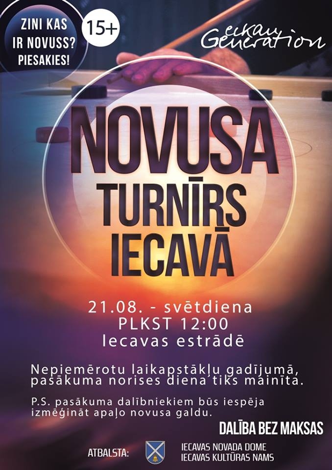 Novusa turnīrs Iecavā