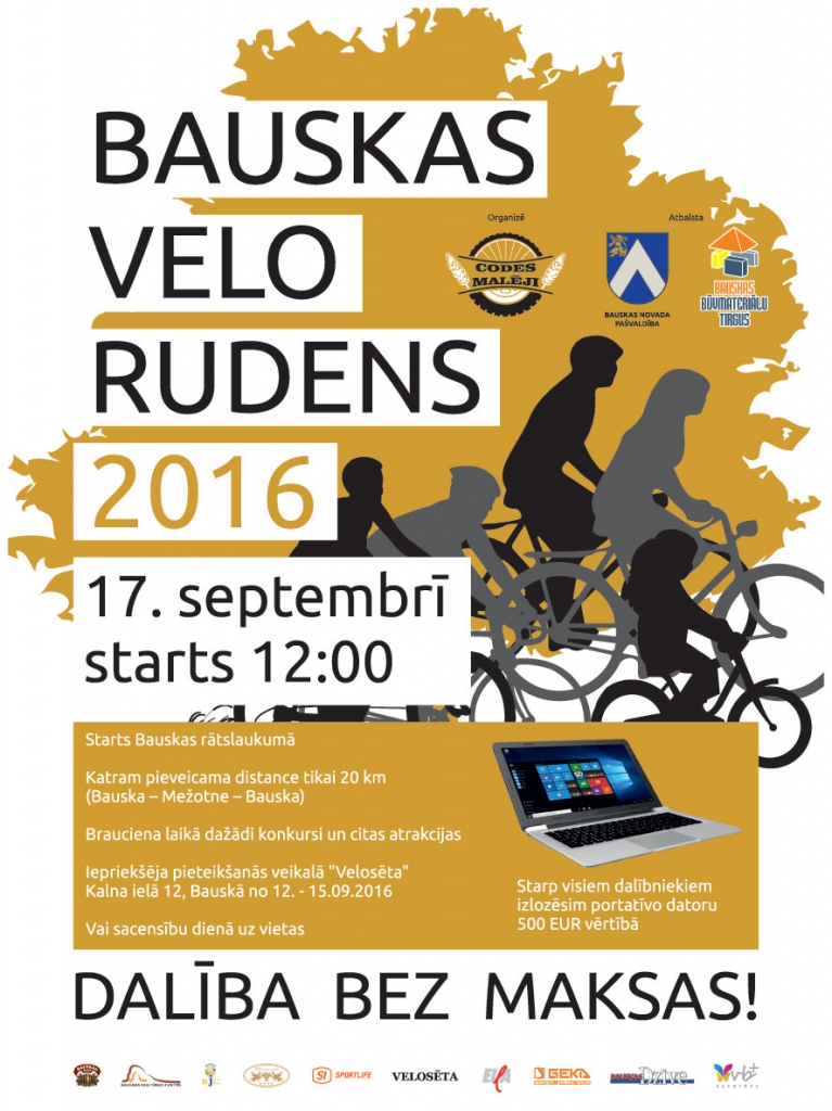 Velobrauciens «Bauskas Velo rudens 2016»