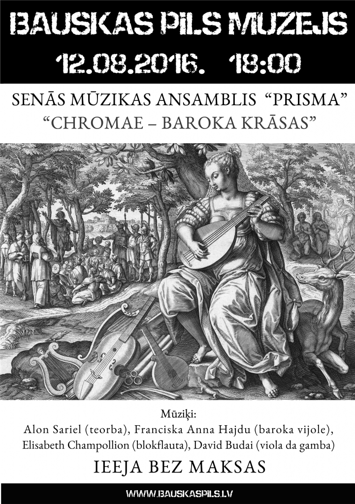 Ansambļa «Prisma» ģenerālmēģinājums Bauskas pilī