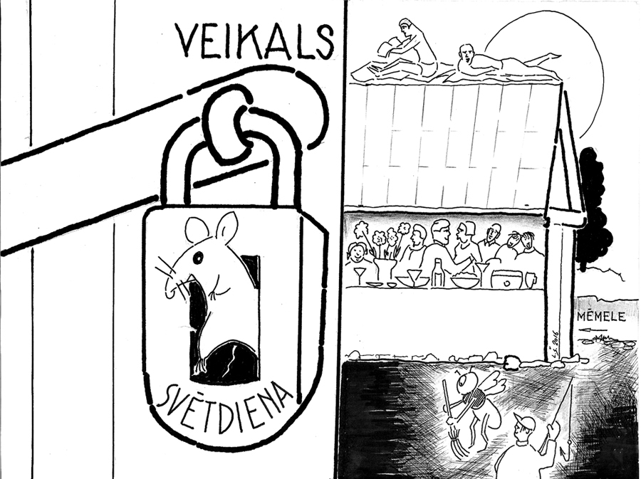 Karikatūra: IERADUMAM LIELS SPĒKS