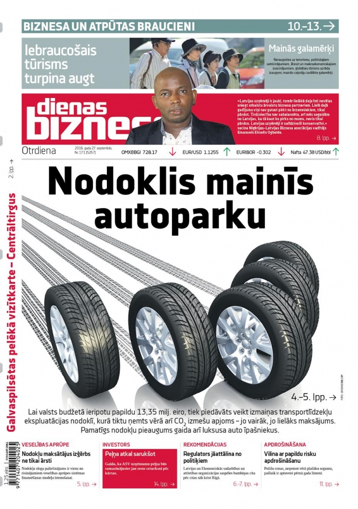 Dienas tēma: Nodoklis mainīs autoparku