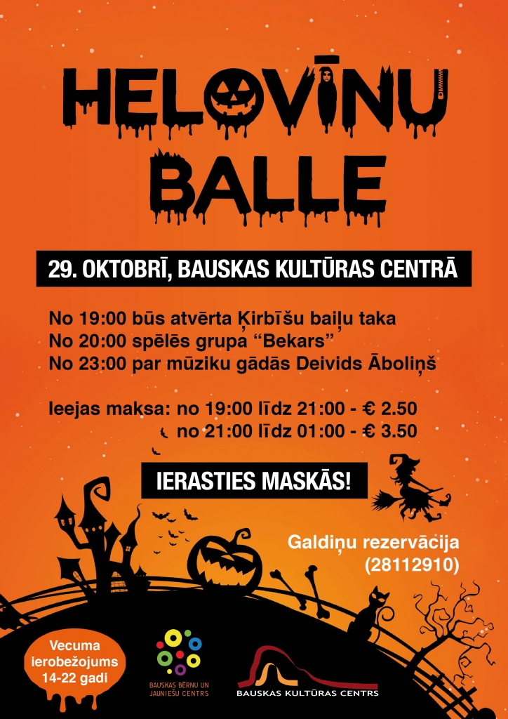 Helovīnu balle Bauskā