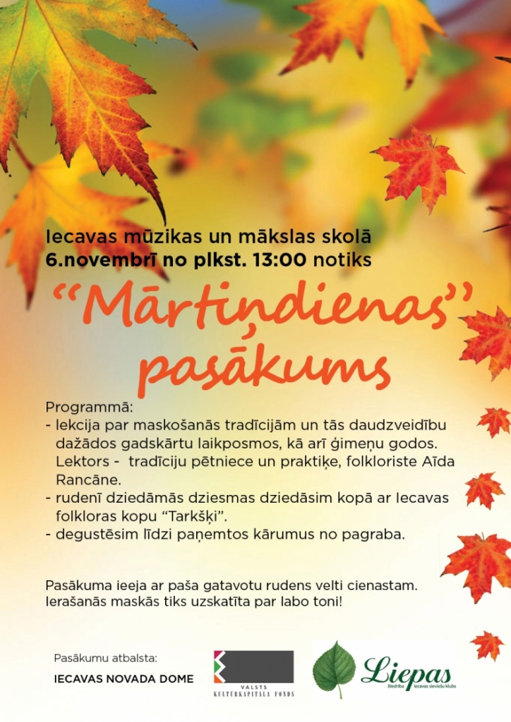 Mārtiņdienas pasākums Iecavā