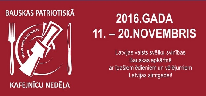 Bauskas kafejnīcu patriotiskā nedēļa