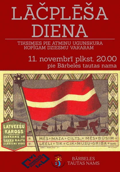 Lāčplēša dienai veltīts pasākums Bārbelē