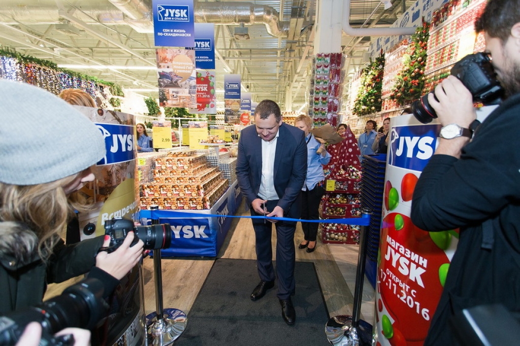 Jysk, investējot 1,2 miljonus eiro, atklāj veikalu Minskā; Baltkrievijā atvērs vismaz 25 veikalus