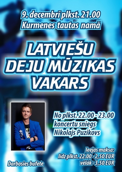 Nikolaja Puzikova koncerts un balle Kurmenē