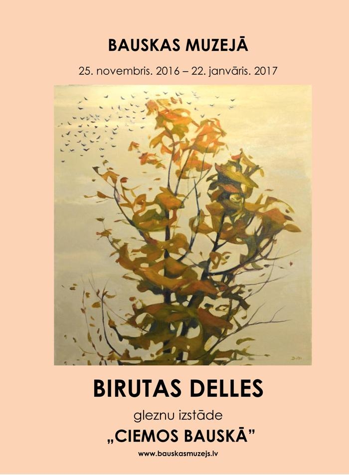 Birutas Delles gleznu izstāde Bauskas muzejā