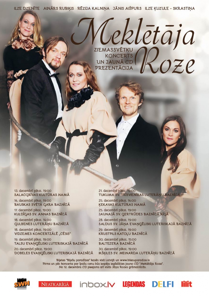 Ziemassvētku koncerts «Meklētāja Roze» Bauskā
