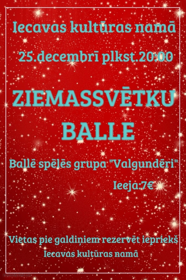 Ziemassvētku balle Iecavā