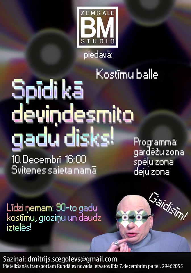 Svitenē – kostīmu balle jauniešiem