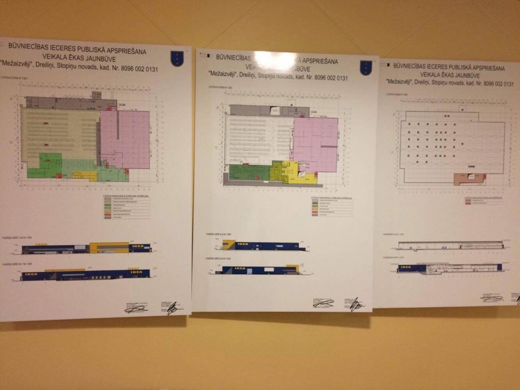 Ikea veikala būvniecības iecere nodota sabiedriskajai apspriešanai