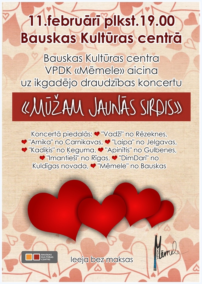 Tautas deju draudzības koncerts Bauskā
