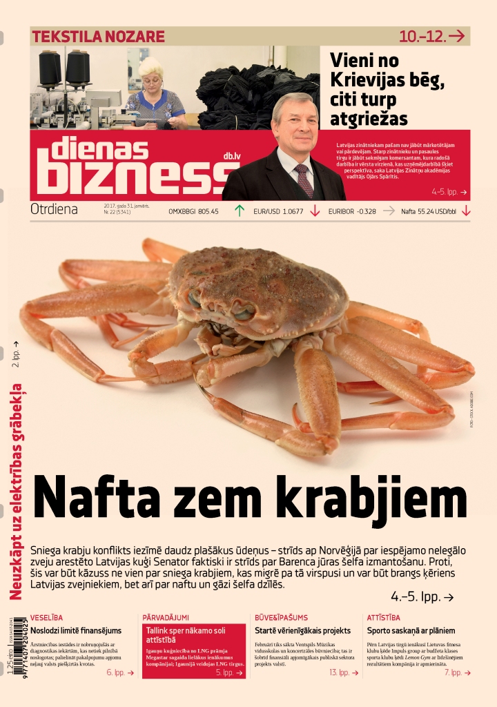 Konflikts ap sniega krabjiem iezīmē daudz plašākus ūdeņus