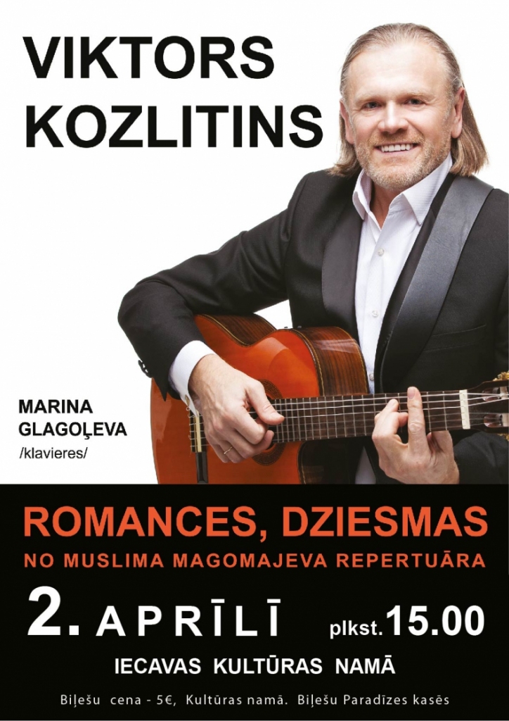 Viktora Kozlitina koncerts Iecavā