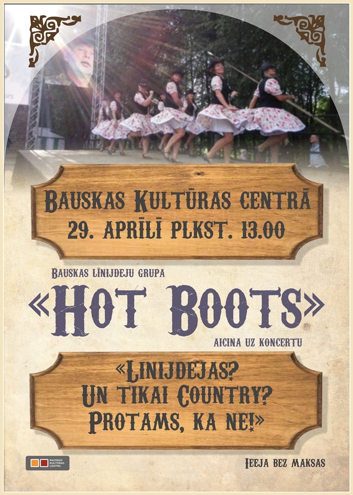 «Hot Boots» koncerts Bauskā