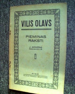 Atklās novadnieka Viļa Olava piemiņas plāksni