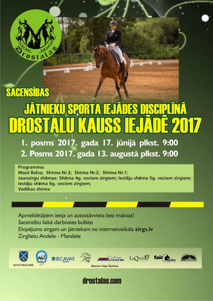 ««Drostalu» kauss iejādē 2017»