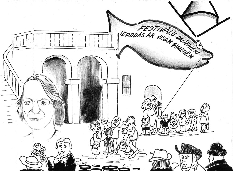 Karikatūra: KULTŪRA AR VĒRIENU!