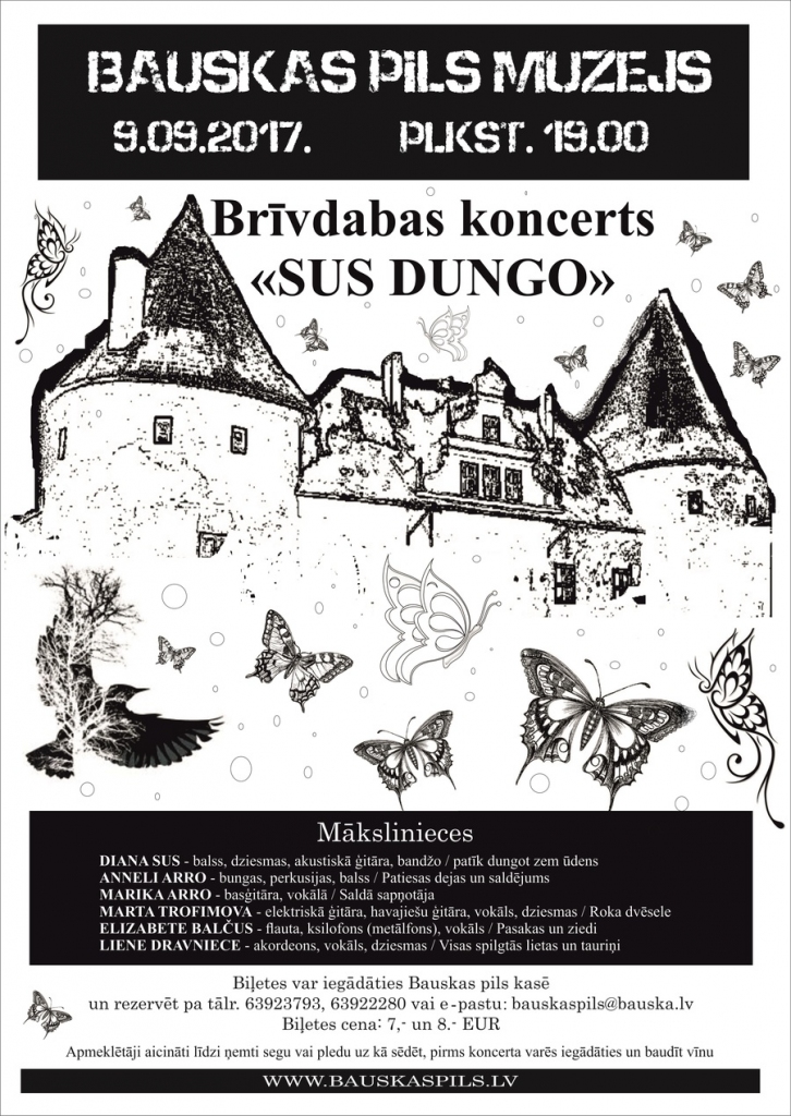 Brīvdabas koncerts Bauskas pilī