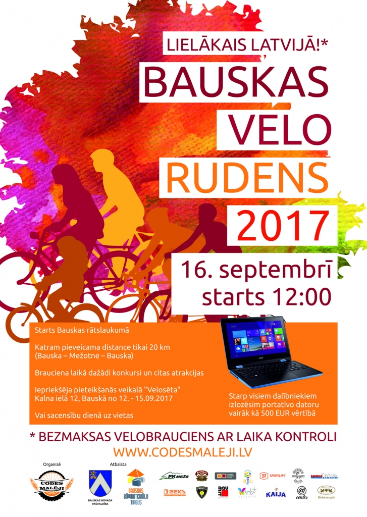 Velobrauciens «Bauskas velo rudens 2017»