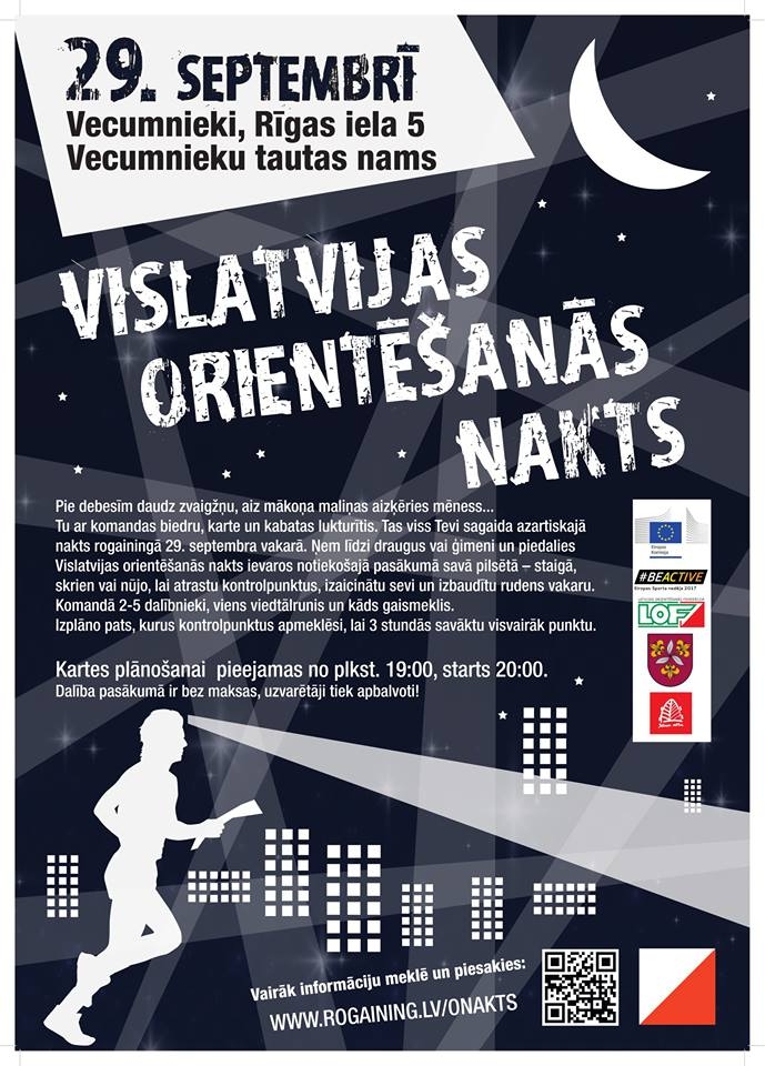 Vislatvijas orientēšanās nakts Vecumniekos