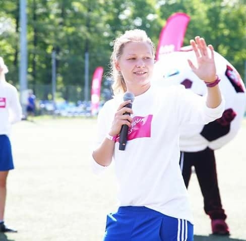 Baušķeniece turpina spēlēt Latvijas sieviešu futbola izlasē