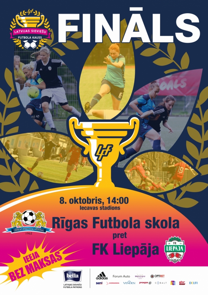 Latvijas Sieviešu futbola kausa fināls Iecavā