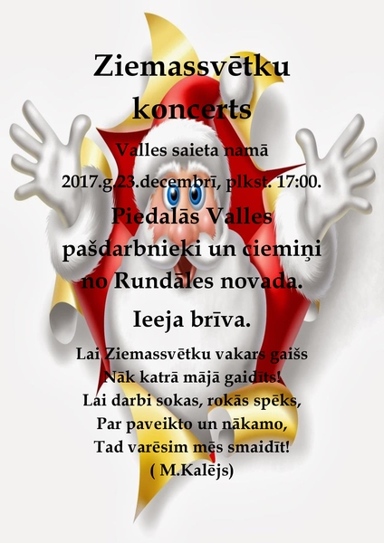 Ziemassvētku koncerts Vallē
