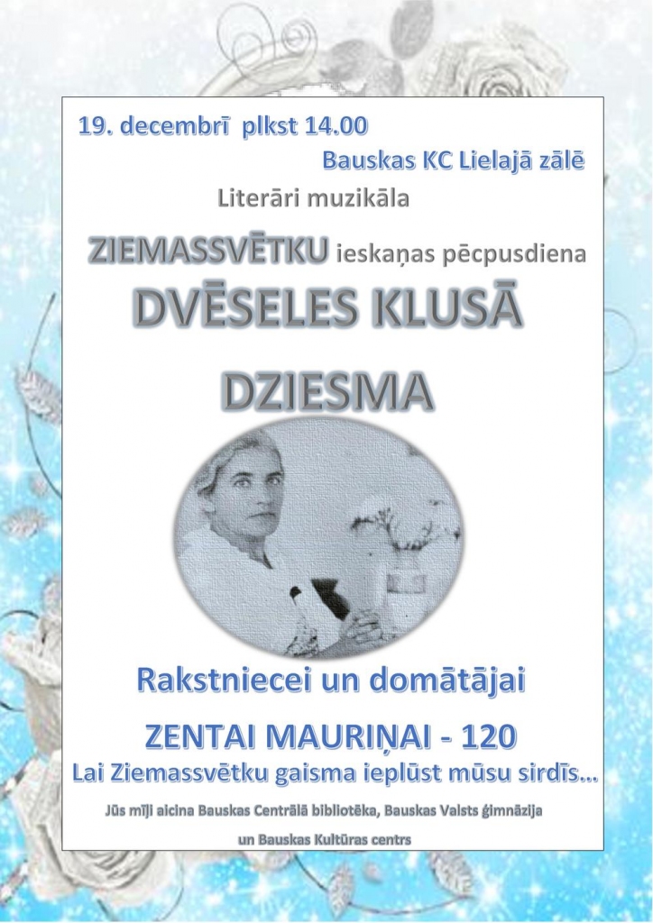 Literāri muzikāla pēcpusdiena Bauskā
