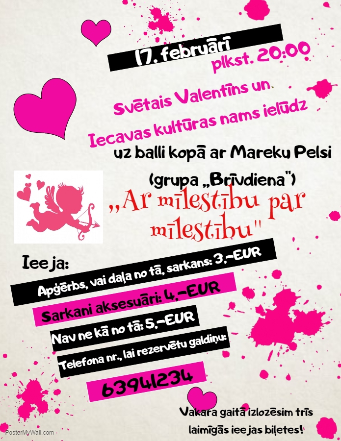 Valentīndienas balle Iecavā
