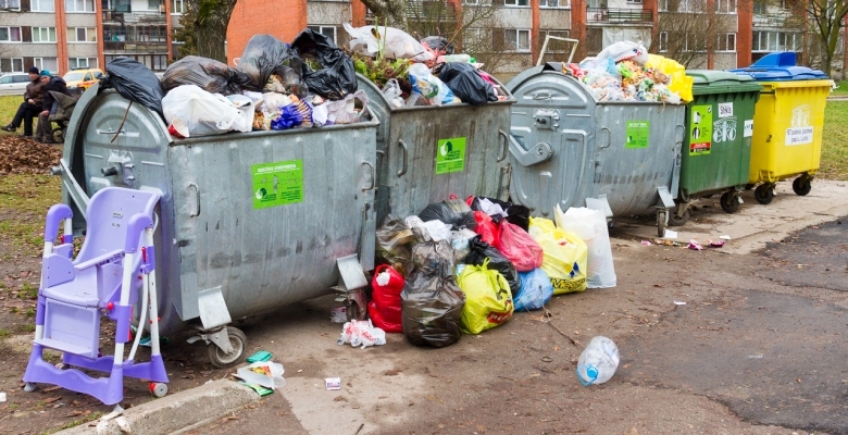«Eurostat»: Katrs Latvijas iedzīvotājs 2016. gadā radījis vidēji 410 kilogramus sadzīves atkritumu