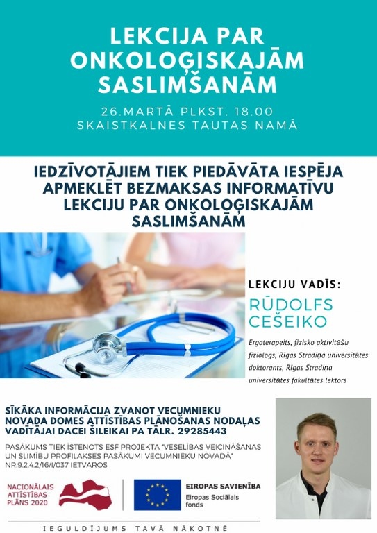Skaistkalnē – lekcija par onkoloģiskajām saslimšanām