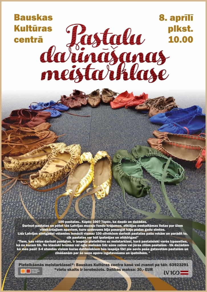 Pastalu darināšanas meistarklase Bauskā