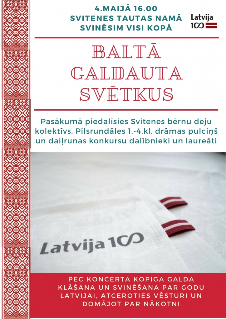Baltā galdauta svētki Svitenē