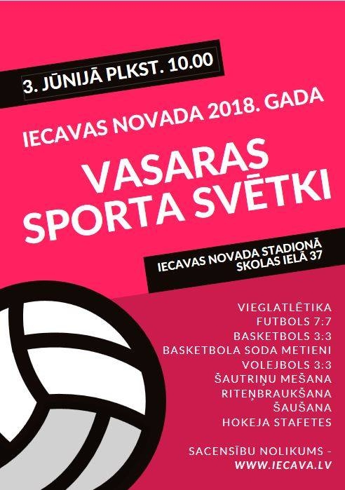 Iecavas novada vasaras sporta svētki