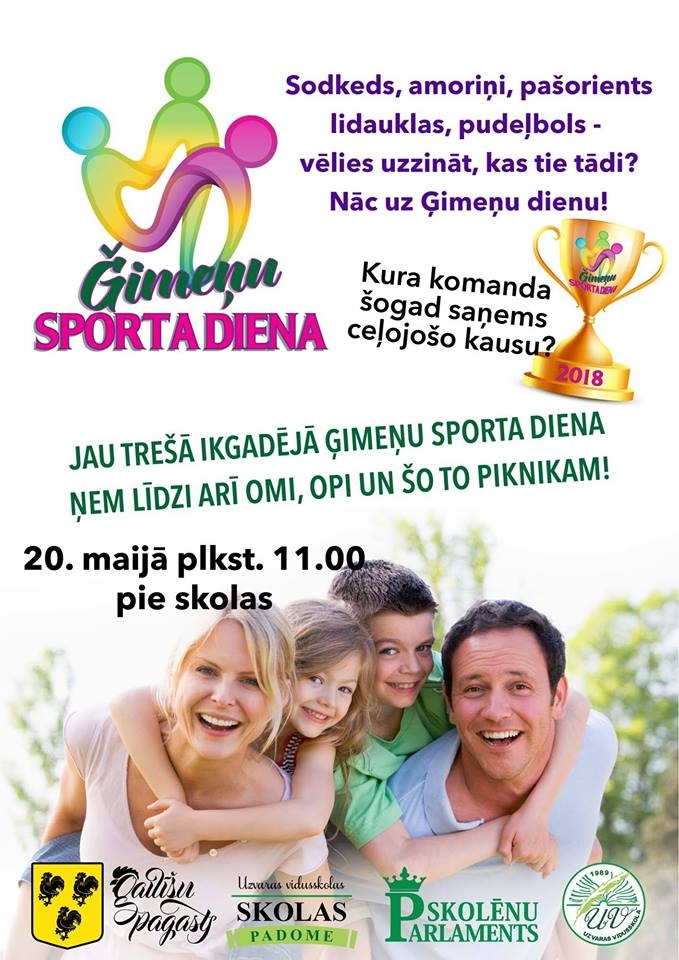 Ģimeņu sporta diena Uzvarā