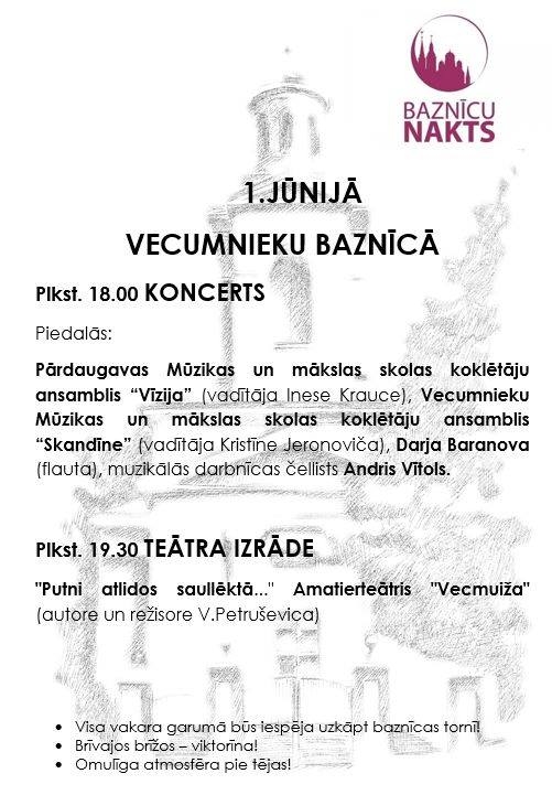 Baznīcu nakts Vecumniekos