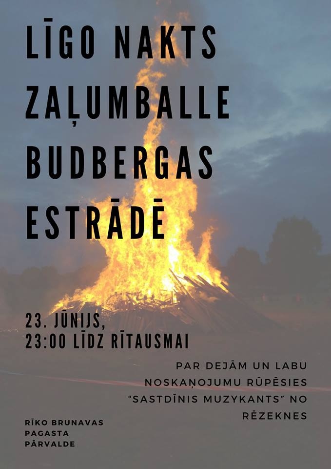 Līgo nakts zaļumballe Budbergā