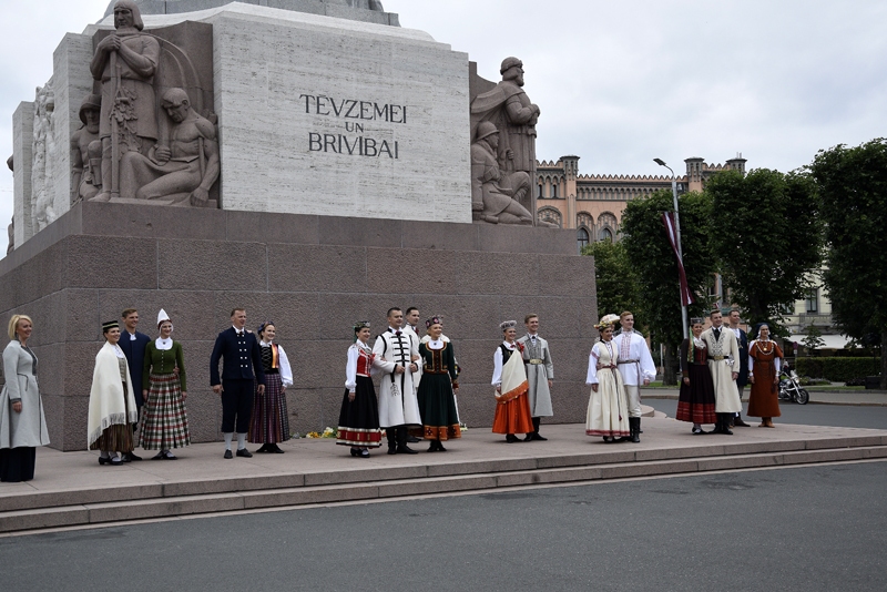 FOTO: Mūspuses kolektīvi Dziesmu un deju svētku gājienā Rīgā