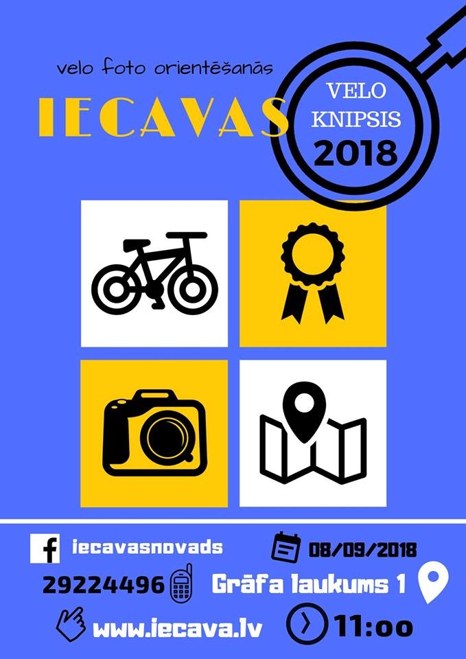 Velo foto orientēšanās «Iecavas VELO knipsis 2018»