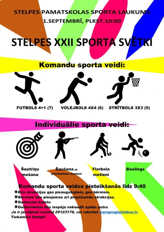 Sporta svētki Stelpē