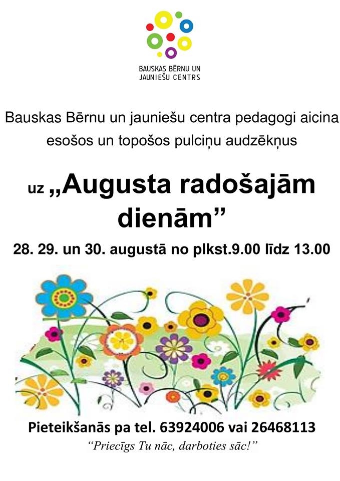 «Augusta radošās dienas» Bauskas BJC
