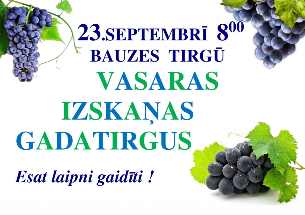 Gadatirgus Bauzes tirgū